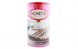 Monetta Strawberry Flavoured Cream Wafers   Container  300 grams